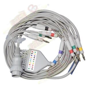 CABLE DE ECG PARA ELECTROCARDIÓGRAFO · 10 PUNTAS · COMPATIBLE KANZ CARDIOLINE DELTA