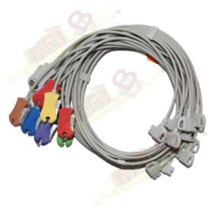 LATIGUILLOS DE ECG PARA ELECTROCARDIÓGRAFO · 10 PUNTAS · COMPATIBLE PHILIPS